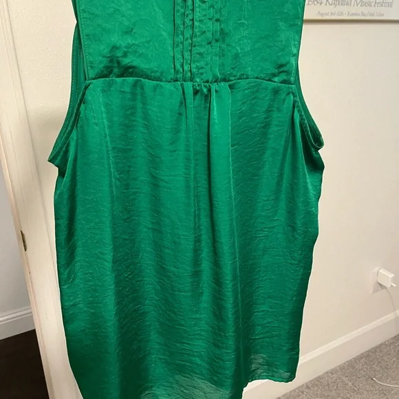 Maeve from Anthropologie Green Weekend Getaway Blouse Sleeveless Top | Size 6 - Picture 4 of 6